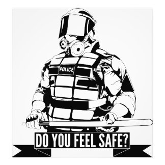 占拠ストップ運動のための警察の残虐行為アート フォトプリント           