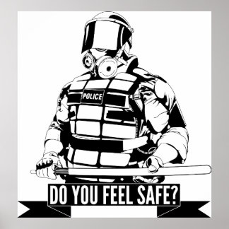 占拠ストップ運動のための警察の残虐行為アート ポスター