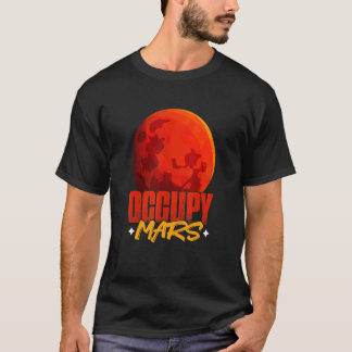 占拠火星惑星天文学火星 Tシャツ