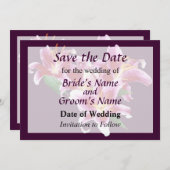 占星家ユリのハートの保存日付 セーブザデート (正面/裏面)