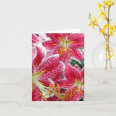 占星家ユリのメッセージカード カード (黄色い花)