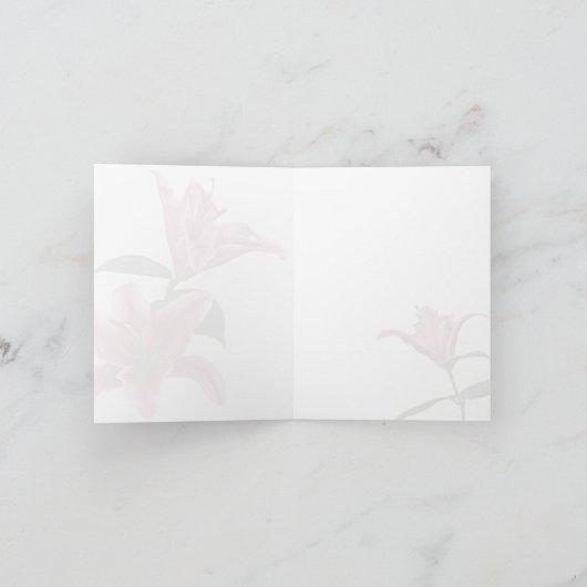 占星家ユリは感謝していしています サンキューカード (内部)