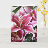 占星家ユリ カード (黄色い花)