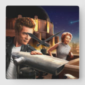 占星家 スクエア壁時計 (正面)