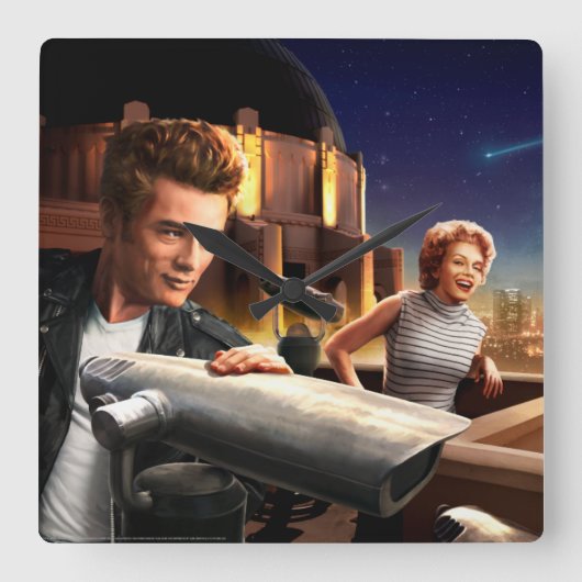 占星家 スクエア壁時計 (正面)