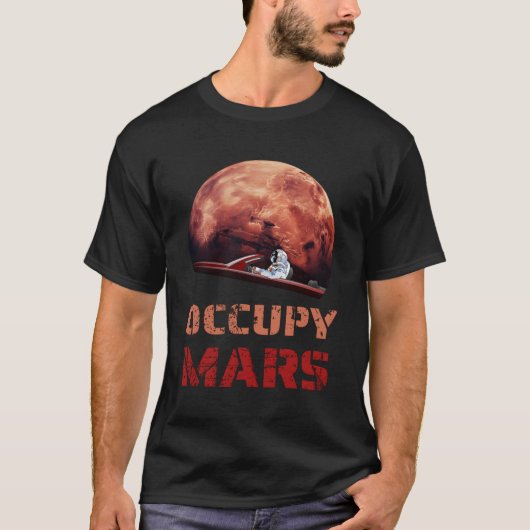 占星惑星火星天文学宇宙太陽の科学E Tシャツ (正面)