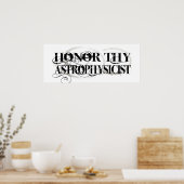 占星物理学者を敬う ポスター (キッチン)