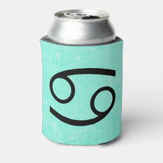 占星術がんサイン、カニのシンボルクーラーボックス 缶クーラー (缶裏面)