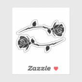 占星術がんフローラ〔占星術の〕十二宮図徴候 シール (シート)