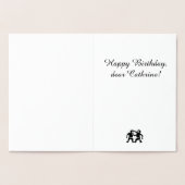 占星術のな印のジェミニホイルの装飾のカスタムの文字 箔カード (内部)