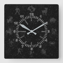占星術のシンボルや象徴 スクエア壁時計