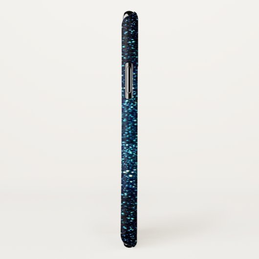 占星術のティール（緑がかった色）のグリッターの金ゴールドの(占星術の)十二宮図の印の《星座》乙女座の Case-Mate iPhoneケース (裏面/右)