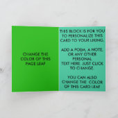 占星術のバースデー・カード カード (内部)