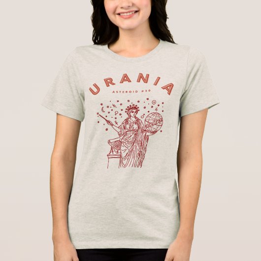 占星術のムーサ、ウラニア Tシャツ (正面)