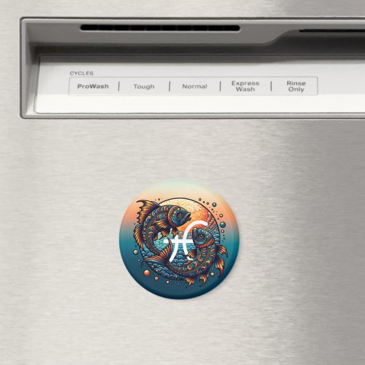 占星術の占星術サインピセス〔占星術の〕十二宮図 マグネット (インサイチュ (食洗機))