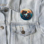 占星術の占星術サインピセス〔占星術の〕十二宮図 缶バッジ (インサイチュ)