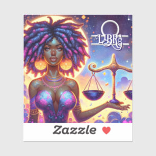 占星術の占星術サインリブラ〔占星術の〕十二宮図 シール