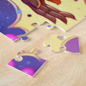 占星術の占星術サインリブラ〔占星術の〕十二宮図 ジグソーパズル (側面)