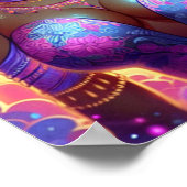 占星術の占星術サインリブラ〔占星術の〕十二宮図 ポスター (角)