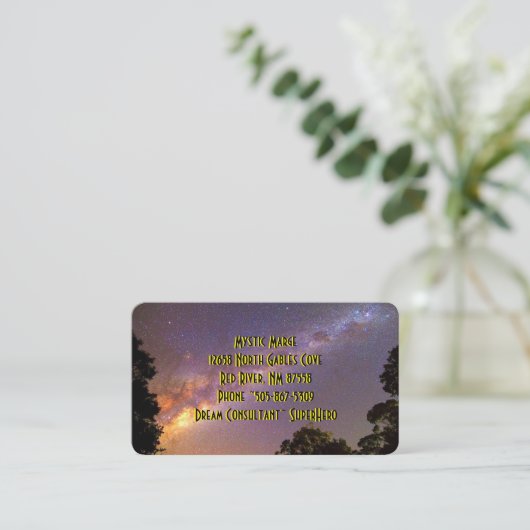 占星術の名刺 名刺 (スタンド正面)