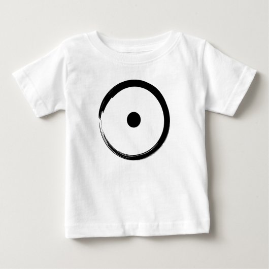 占星術の太陽のサイン - 禅 円 1 ベビーTシャツ (正面)