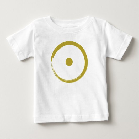 占星術の太陽星座 - 仏教 禅 円 3 ベビーTシャツ (正面)