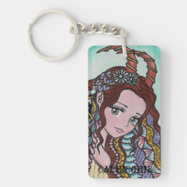 占星術の山羊座のキーホルダー キーホルダー