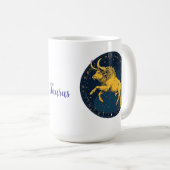 占星術の星座による牡牛座 コーヒーマグカップ (正面右)