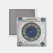 占星術の時計、Piazza San Marco、Venice マグネット (正面/裏面)