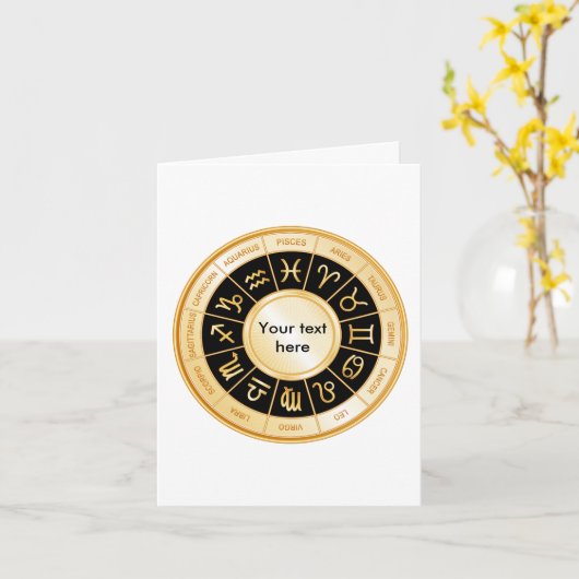 占星術の曼荼羅 カード (黄色い花)