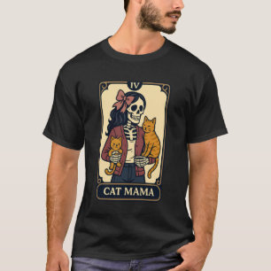 占星術の猫ママホロスコープ好きのデザイン Tシャツ