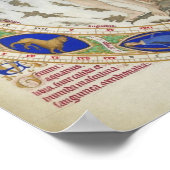 占星術の素晴らし図，ヴィンテージ芸術，〔占星術の〕十二宮図 ポスター (角)