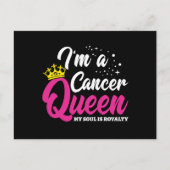 占星術の蟹座 誕生日 クイーン 十二星座 6月 7月 ポストカード (正面)