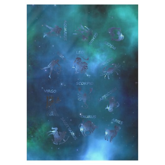 占星術の テーブルクロス (正面)