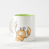 〔占星術の〕十二宮図がん ツートーンマグカップ (正面左)