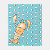 〔占星術の〕十二宮図がん フリースブランケット (正面)