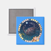 〔占星術の〕十二宮図がカスタマイズんだ! マグネット (正面/裏面)