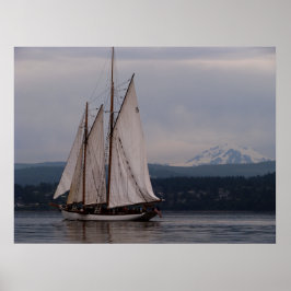 〔占星術の〕十二宮図とマウントベイカー ポスター