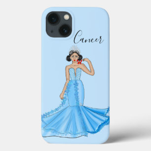 〔占星術の〕十二宮図のカニの女神 iPhone 13ケース