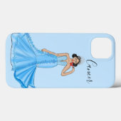 〔占星術の〕十二宮図のカニの女神 Case-Mate iPhoneケース (裏面 (横))