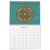 (占星術の)十二宮図のカレンダー カレンダー (3月 2027)