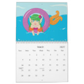 (占星術の)十二宮図のカレンダー カレンダー (3月 2027)
