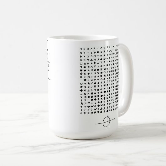 (占星術の)十二宮図のキラー コーヒーマグカップ (正面右)