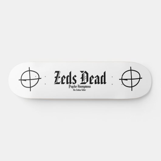 (占星術の)十二宮図のキラーZedsの死んだPsychoAnonスケートボード スケートボード (横)
