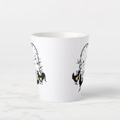 〔占星術の〕十二宮図のサインとマッチするペット。レオ – チキン.w カフェラテマグ (正面)