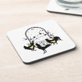 〔占星術の〕十二宮図のサインとマッチするペット。レオ – チキン.w コースター (左側)