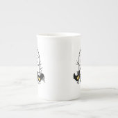 〔占星術の〕十二宮図のサインとマッチするペット。レオ – チキン.w ボーンチャイナマグカップ (正面)