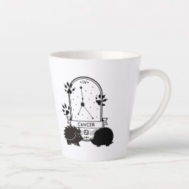 〔占星術の〕十二宮図のサインとマッチするペット。癌 – Hedgehog.w カフェラテマグ