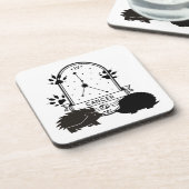 〔占星術の〕十二宮図のサインとマッチするペット。癌 – Hedgehog.w コースター (左側)