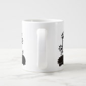 〔占星術の〕十二宮図のサインとマッチするペット。癌 – Hedgehog.w ジャンボコーヒーマグカップ (裏面)